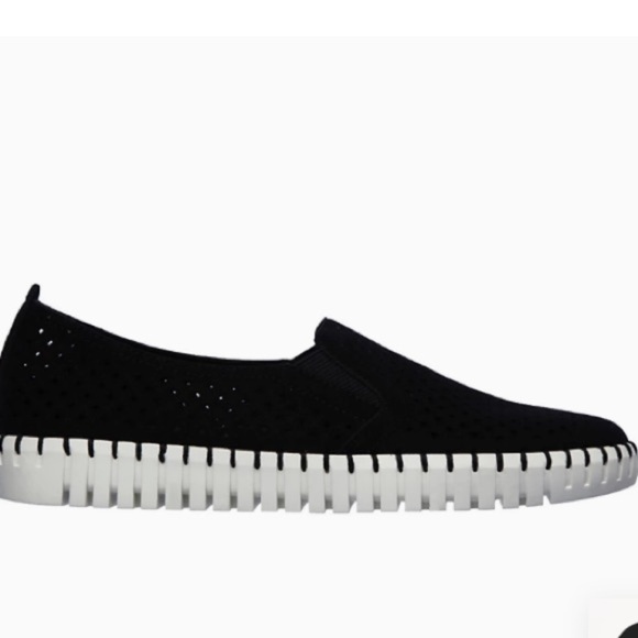 𝅺skechers Black Sepluveda Slip On Sneakers Size 6 - Picture 3 of 8